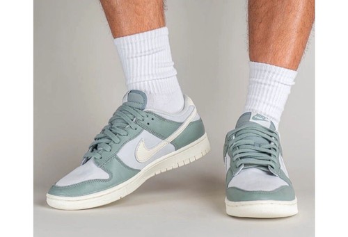 Nike Dunk Low Retro PRM Shoes "Mica Green" - Men’s Size 9.5 - Picture 11 of 20