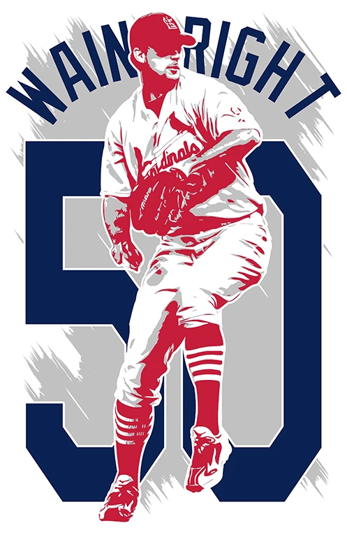 BATERIA DE BEISEBOL ÓTIMA arte impressão/pôster PACOTE VENTILADOR 3 IMPRESSÕES! St. Louis Cardinals - Imagem 2 de 4