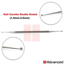 Chiropody Beauty Nail Curette Nail Cleaner Double Ended Manicure Pedicure Tool