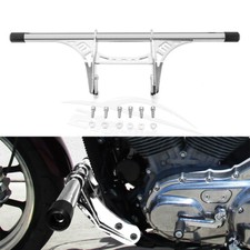 1.25" Highway Peg Crash Bars Engine Guard For Harley Sportster Iron 883 1200 XL