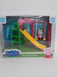 peppa pig swing and slide set