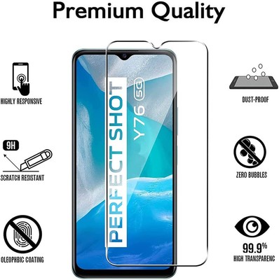 Kit Protection Vivo Y55 5G - Coque Avec Support + 2 Films Verre Trempé Résistants
