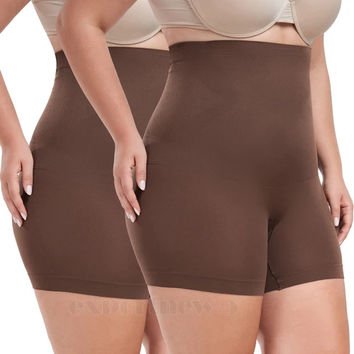 Plus Slip Shorts nahtlos glatt Training Yoga Fahrrad Shorts für Frauen unter Kleid - Bild 21 von 23