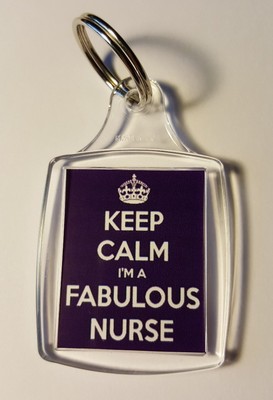 /"Keep Calm I/'m a Fabulous Nurse/" Keyring Bottle Opener Birthday Gift