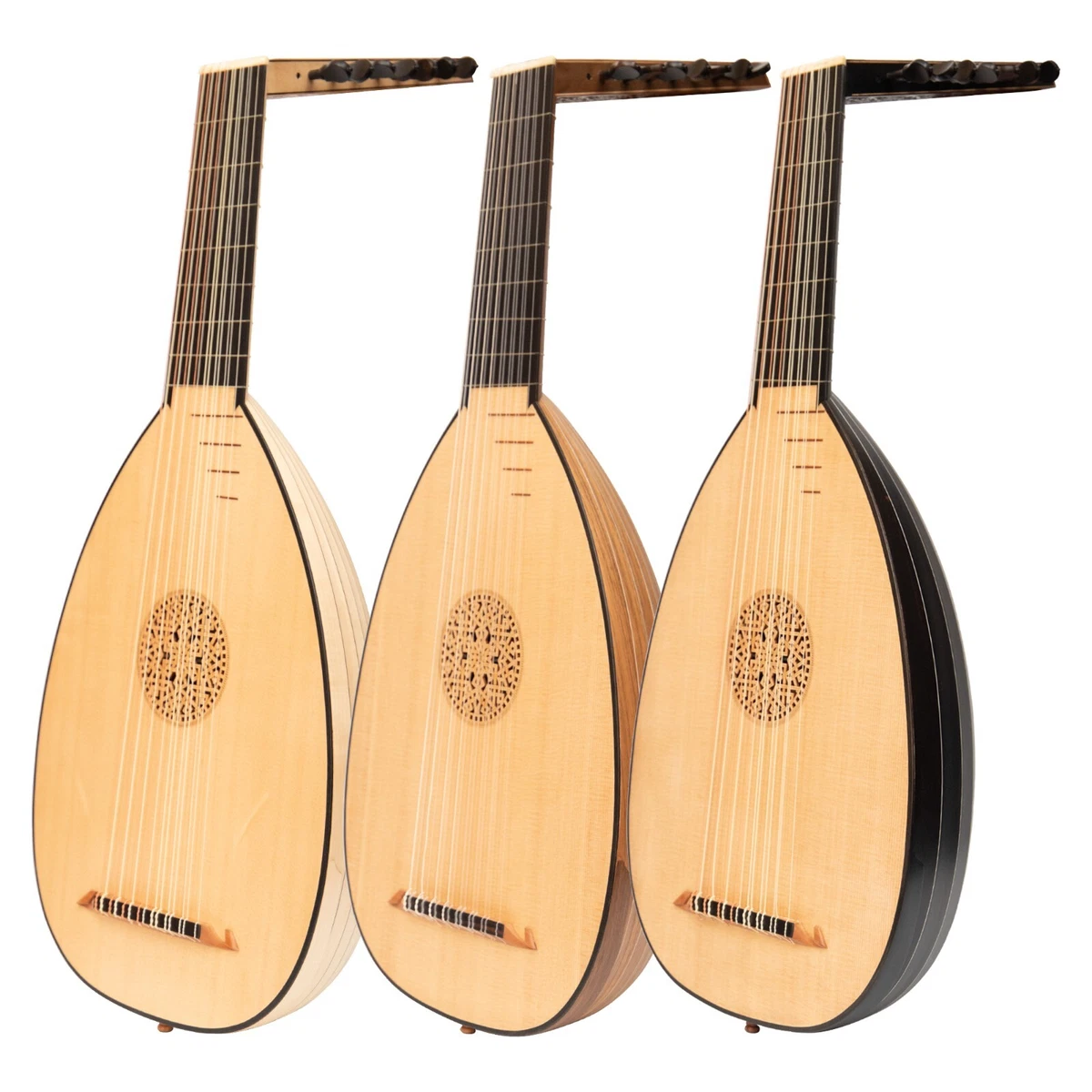 Renaissance Lute 8 Course Right Handed Left handed lute incl Bag by Muzikkon