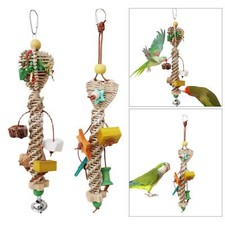 Bird Chewing Toy Perch Rattan Chewing Toy Bird Toy Parrot Toy for Hamster
