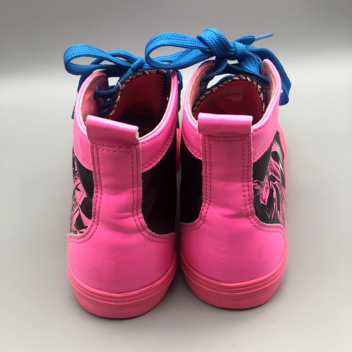 JoJo's Bizarre Adventure High Top Shoes Women's Size 7 Pink/Black