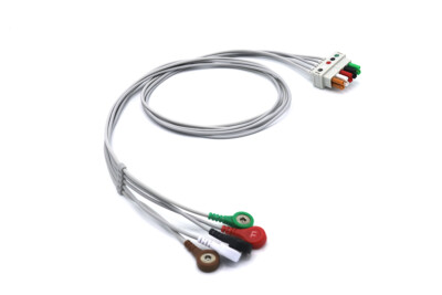 GE Datex Ohmeda ECG Cable Leadwires 5 Leads Snap Compatible - Same Day Shipping