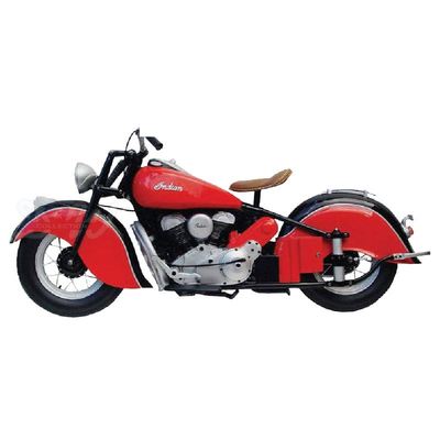 INDIAN CHIEF Deko 180 cm 1947 MOTORRAD USA AMERIKA KULT WAND MOTORBIKE Figur