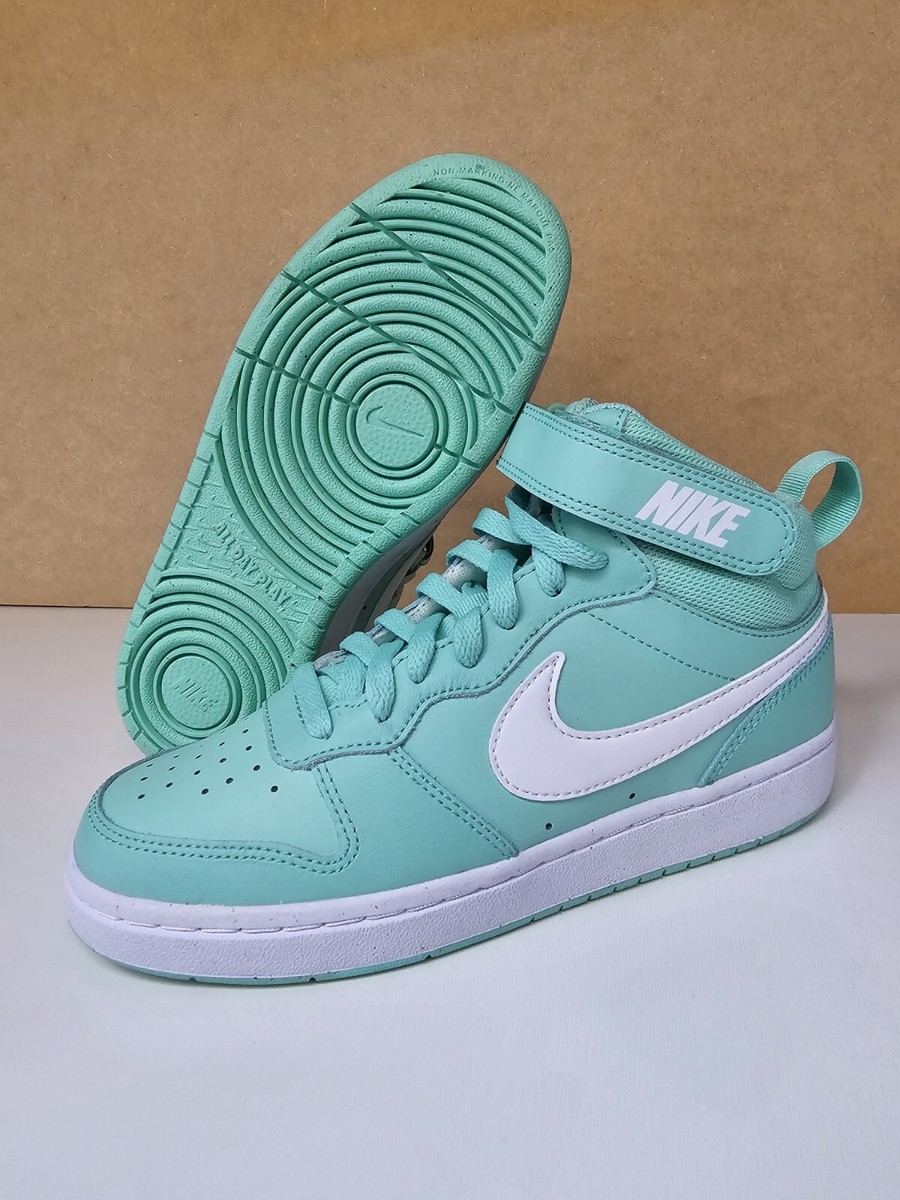 Nike Court Borough Mid 2 Casual Emerald Rise White CD7782 Nike Court Borough Mid 2 Casual Emerald Rise White CD7782
