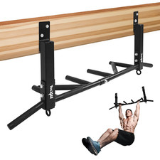 Heavy Duty Joist Mounted Pull Up Bar with Multi Grips for Home Gym
