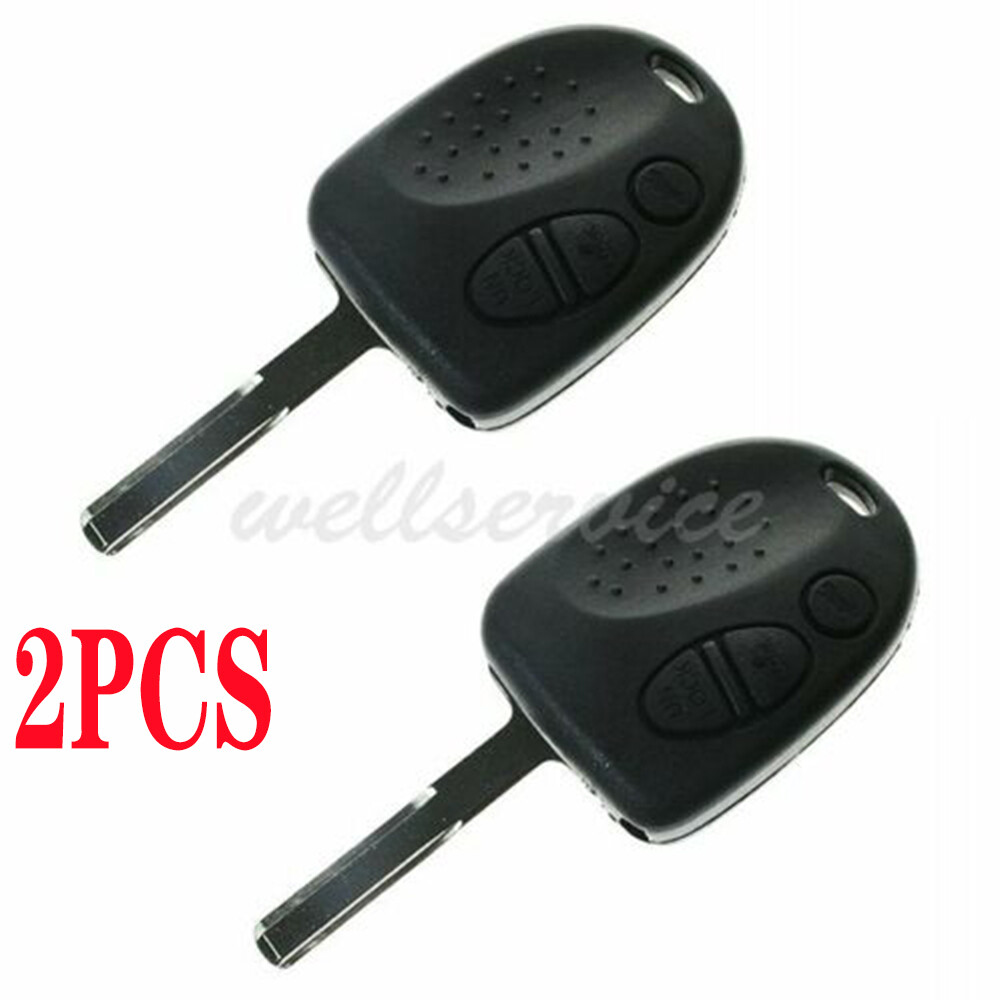 2x 3 Button Car Remote Case FOR Holden Commodore Uncut Key VS VX VY VZ
