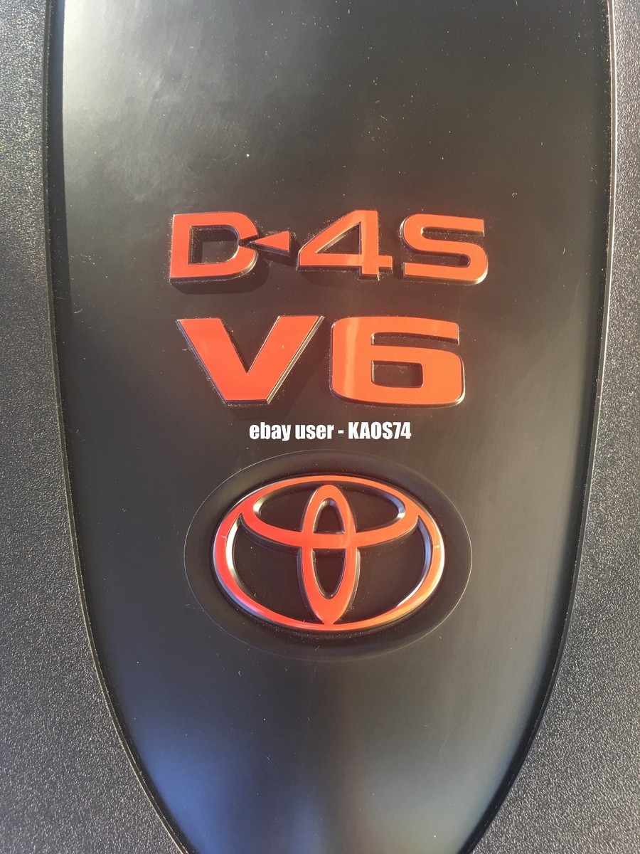 Toyota Tacoma V6 Engine Cover Accent Decals 2016 2017 2018