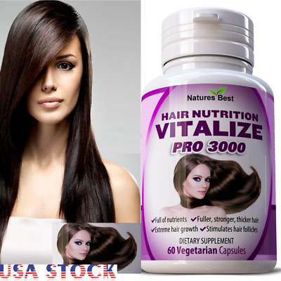Hair Boost Vitamins Supplement Pills 60 Caps FULLER STRONGER Stimulate Follicles