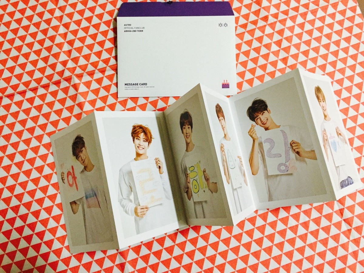 ASTRO official FANCLUB AROHA 2nd term 2期 ASTRO Official Fanclub AROHA 2nd term Lenticular Photocard