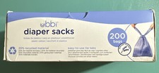 Disposable Diaper Sacks, Lavender Scent, Easy-To-Tie, Pet Waste Bags, 200 count