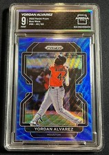Yordan Alvarez /60 Panini Prizm Blue Wave 2022 Baseball Card 66 Arena Club 9