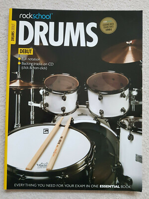 ROCKSCHOOL DRUMS DEBUT - Full notation - Backing tracks on CD - click+non-click