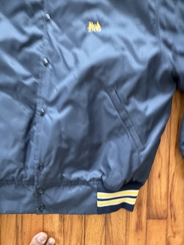 Fin Fur Feather Club USA Quilted Lined Varsity Bomber Jacket - Picture 8 of 16