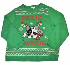 Ugly Sweater French Bulldog Christmas Sweater Frenchie Sweatshirt Size 3X