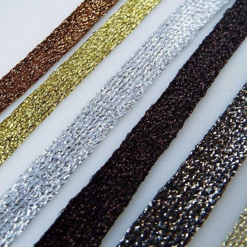 Glitter Braided Ribbon Metallic 5mm 10mm Christmas Costume 6 COLOR 2+ Meter 109D - Picture 12 of 19