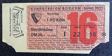 3813 Ticket BL 90/91 VfL Bochum - 1. FC Cologne, 18.08.1990