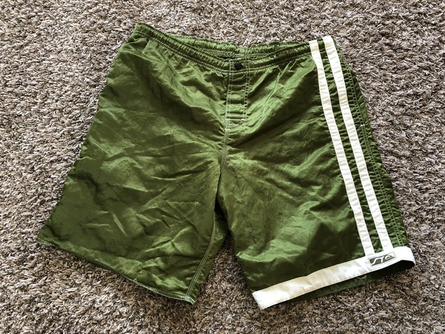 Vintage Quicksilver ST Board Shorts Menâs Olive Green Swim Trunks Sz Medium | eBay