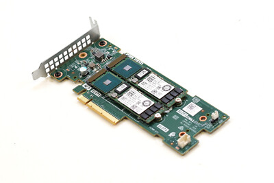 Dell M.2 Boss PCIe SSD Adapter Card W/2x 240GB SSD Dell P/N:0DMC15 061F54 Tested