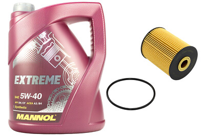 Motoröl Ölfilter SH427P Set 5W40 5 Liter für Audi Ford Mercedes Porsche Seat VW