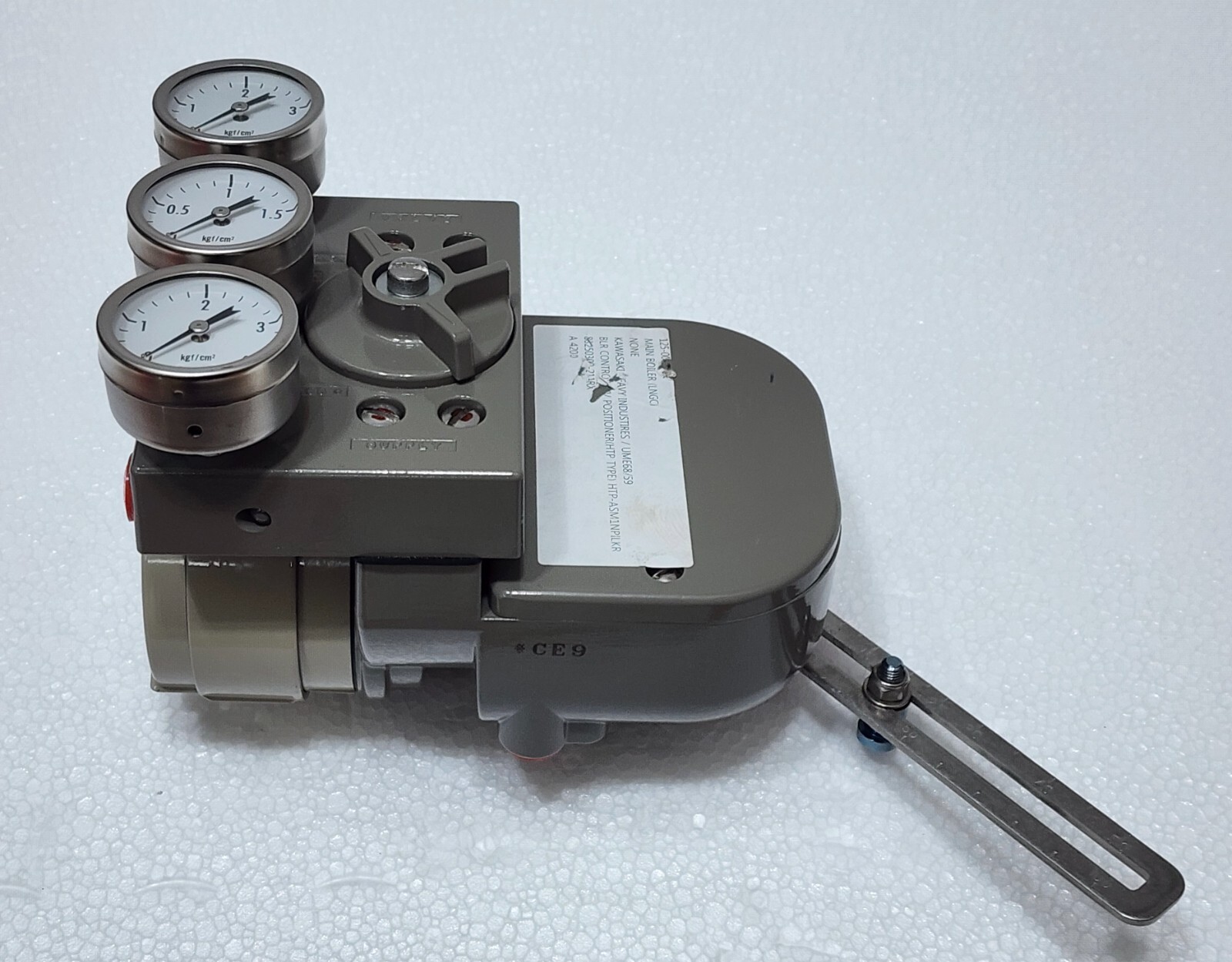 Azbil Model HTP Pneumatic Valve Positioner HTP-ASM1NPILKRX 0.2-1 kgf/cm2