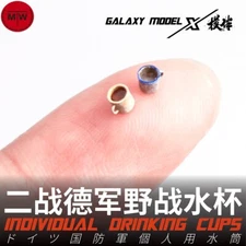 Galaxy 1/35 WWII German Wehrmacht Individual Drinking Cups Resin Model 72pcs/set