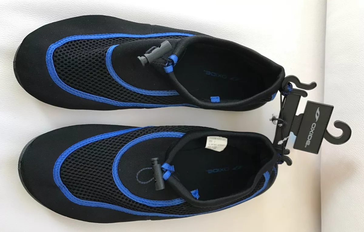 OXIDE Men s Aqua Water Socks Shoes Black Blue Size 12 eBay
