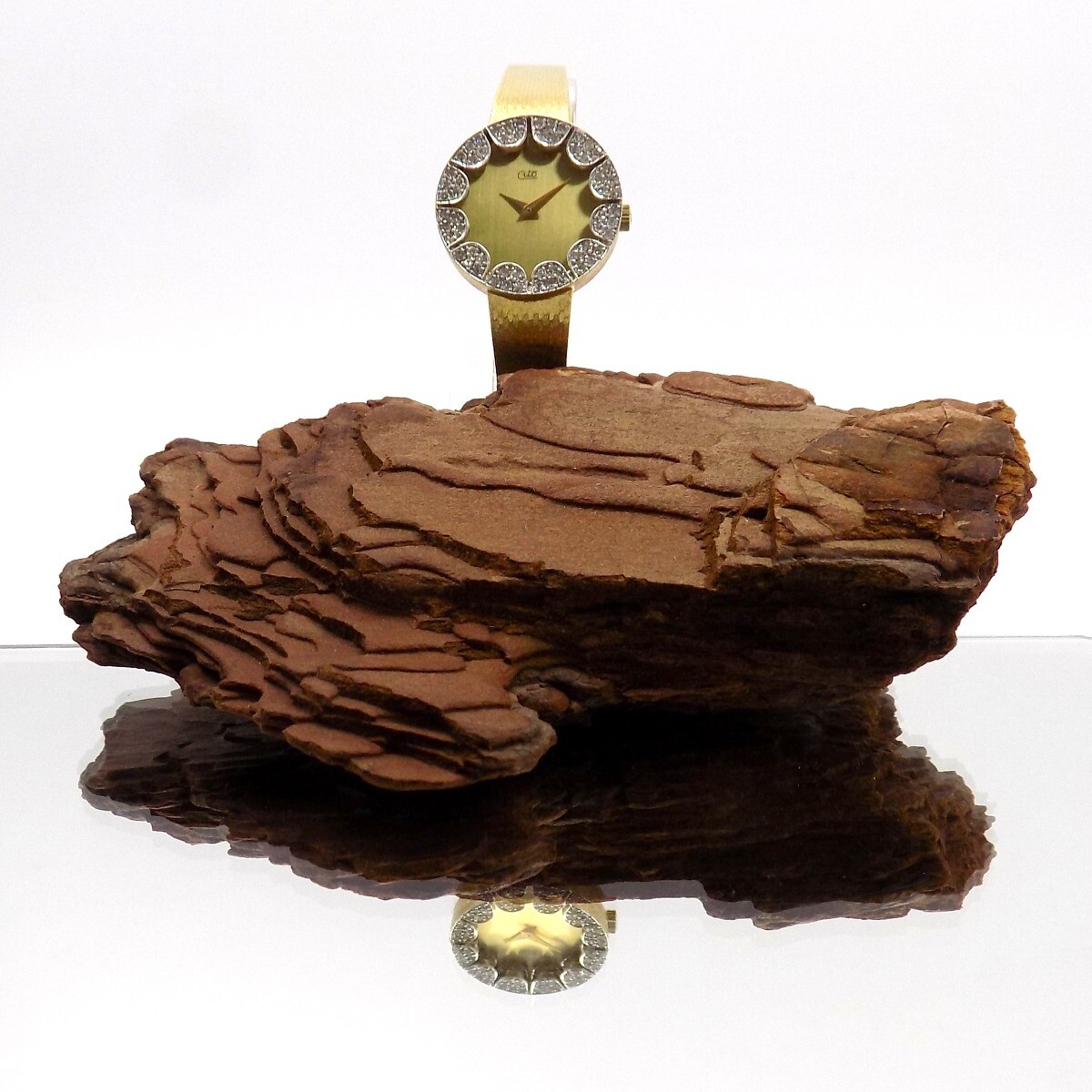 Value €4700 Cito Lady Manual Winding Watch Diamonds ct 14 Carat Yellow  Wh