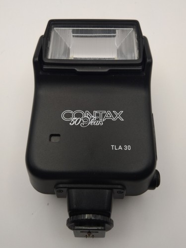 CONTAX TLA 30 "50 Years" Aufsteckblitz Blitzgerät mit Anleitung + Tasche - Bild 2 von 11