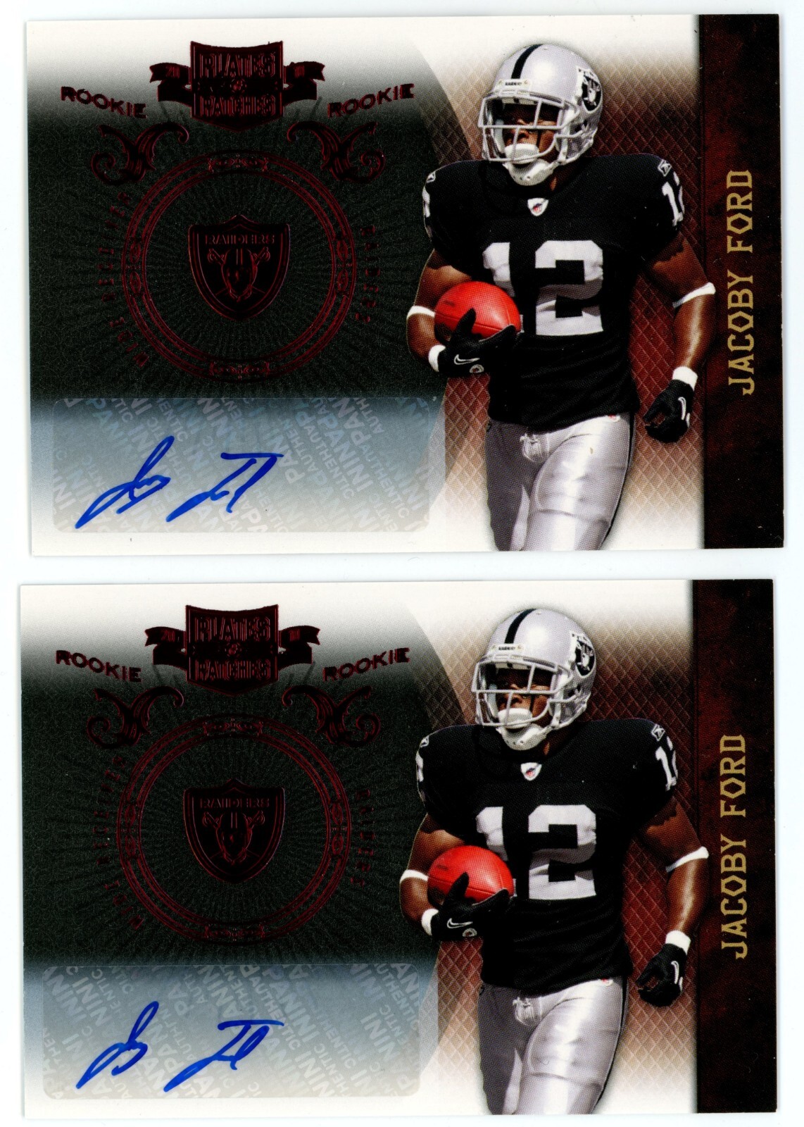 2010 Plates & Patches Jacoby Ford RC Auto /449 #141 (2)