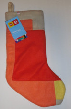 LEGO By Target Christmas Stocking Orange Boys Girls New Holiday