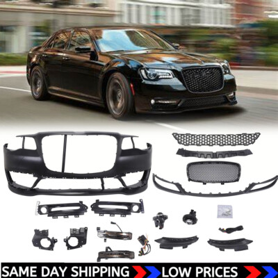 For 2015-2023 Chrysler 300 C SRT-8 Front Bumper Cover Grille Full Body Kit
