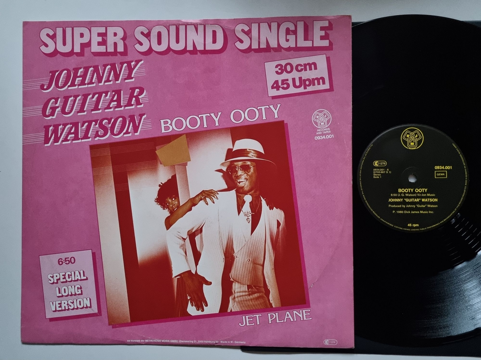 Johnny ""Guitar"" Watson - Booty Ooty 12'' Vinyl Maxi Germany