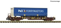 Fleischmann N 825061 Taschenwagen T3 Aae P&O Ferrymasters Epoche Vi Neu 1:160