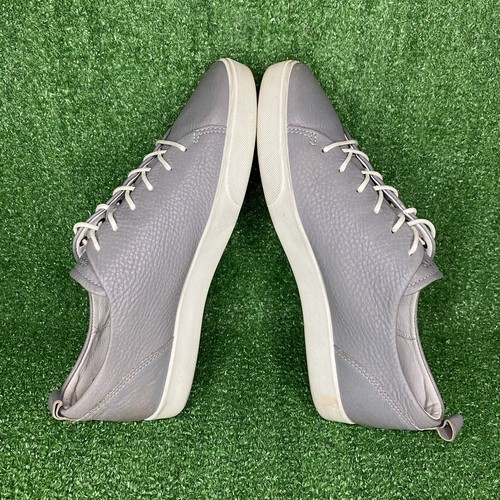 Ecco Damen Grau Weiches Leder Komfort Schuhe Sneaker Größe EU 40 US 9-9,5 M - Bild 6 von 10