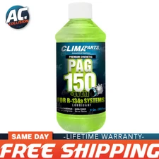 Premium Synthetic A/C Refrigerant Oil PAG 150UV Vis 8oz. Each