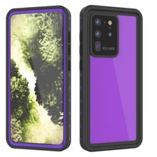 Durable Shock/Dirt/Snow/Waterproof Case Cover PURPLE For Samsung S20 Ultra