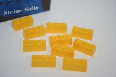 Lego (c) 25x 1x3 - Basic Stein - gelb - Grundbausteine - 3622 - yellow brick