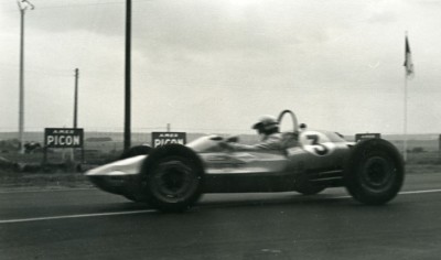 Belgien? Unbekannter Rennstreckenwagen Rennsport altes Foto 60er Jahre