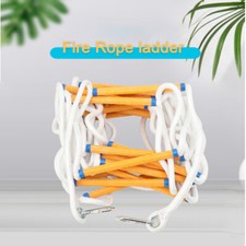 10m Feuerleiter Strickleiter Feuerfeste Rettungsleiter für Brandbekämpfung 200KG