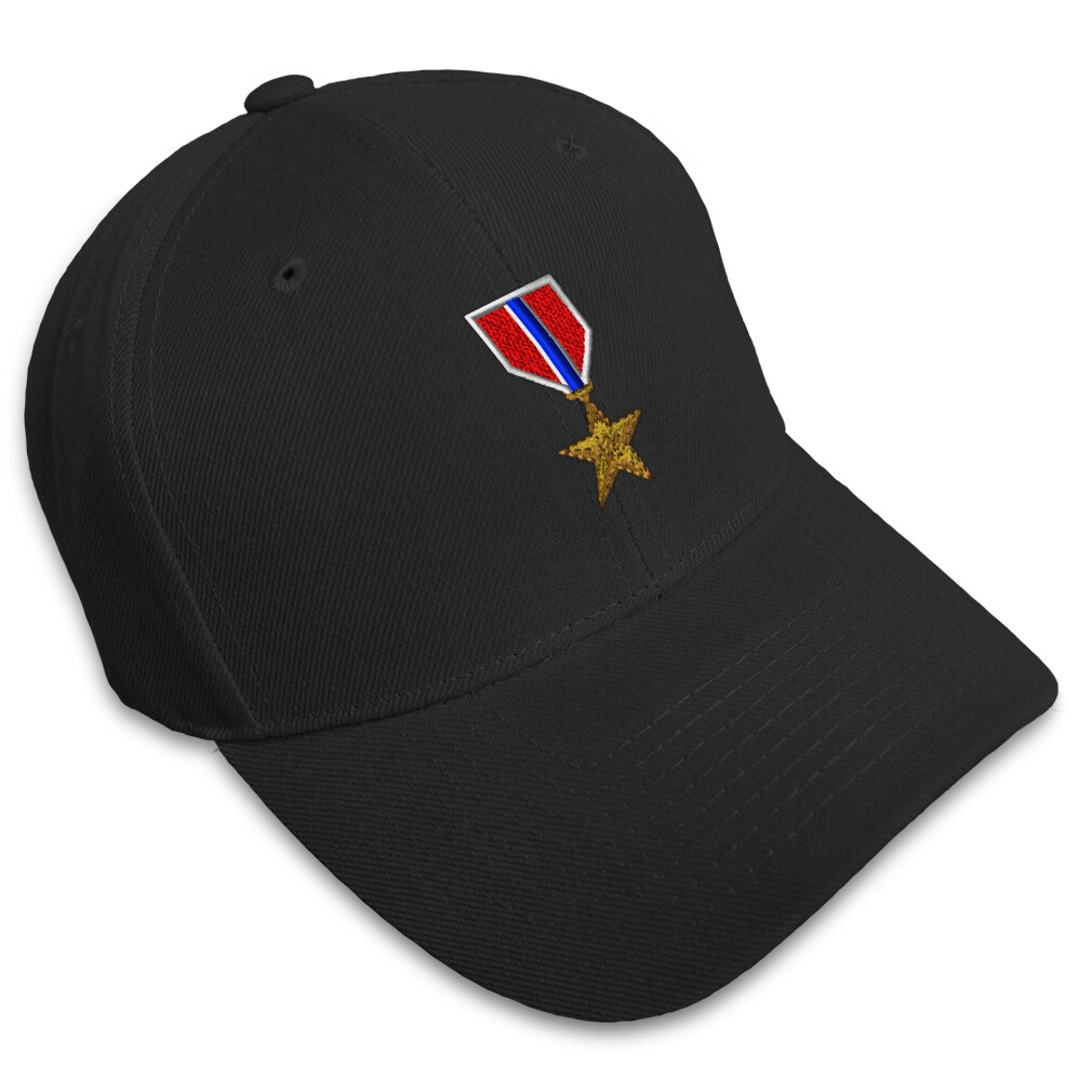 Military Bronze Star Baseball Cap for Men & Women - Dad Hat with Embroidery-image