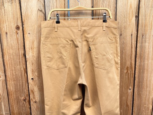 1970s vtg LEVIS 517 BIG E BEDFORD CORD PINCORD STA-PREST BOOTCUT PANT 37 x 33 - Picture 7 of 9