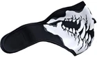 Motorcycle Skull Mask Biker Rider Ski Neoprene Reversible Skull Half Face Mask