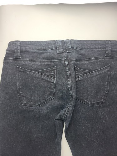 Blue Asphalt Juniors' Size 9 Short 29" Waist Black Denim Skinny Jeans Stretch - Picture 5 of 8
