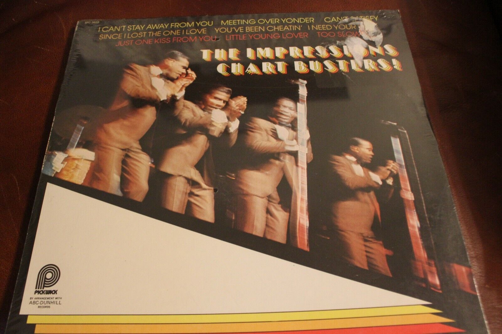 The Impressions Chart Busters Pickwick LP-SPC 3502 1974 Factory SEALED